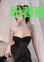 盼着春天的小女孩